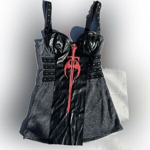 Black and Red Mini Dress costume